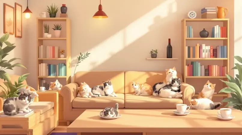 猫咪咖啡馆 - 91动漫热门短片封面